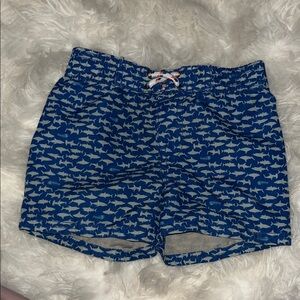 OshKosh B'gosh Blue Shark Print Swim Trunks